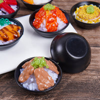 Miniature Japanese Donburi Keychain Food Replica