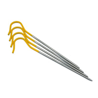 Outdoor 3mm Titanium Alloy Tent Stakes Lightweight Rustproof Windproof Ground Pegs for Camping