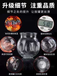 Thickened Anti-Explosion Glass Cupping Set for Home and Professional Use