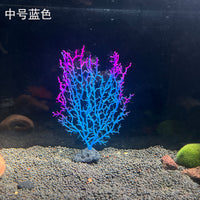 Artificial Coral Branch Shell Aquarium Ornament for Saltwater Tanks