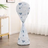 PEVA 3D Full-Coverage Fan Dust Cover for Floor and Table Fans, Waterproof and Moisture-proof
