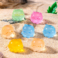 Mini Luminous Jellyfish Aquarium Ornament for Micro Landscape DIY Decor