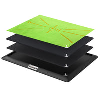 Golf Velvet Trajectory Mat Hitting Mat Swing Practice Detection Pad for Indoor Outdoor Training