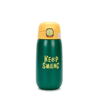 Cartoon 304 Stainless Steel Double-Layer Kids Insulated Water Bottle with Handle