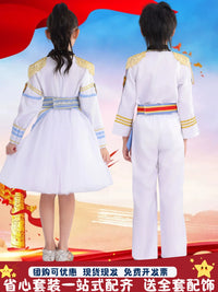 Children's Flag Bearer Uniform Set for School Performances, Honor Guard, and Marching Bands