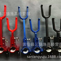 Ultra-Short Fishing Rod Holder with Quick-Release Mechanism