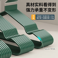 Non-Slip PVC Coated Wire Hangers for Adult Clothes, Heavy Duty & Trace-Free