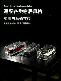 Acrylic Display Case for 1:43 Scale Model Cars Dustproof Transparent Collectible Show Box