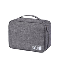 Portable Electronic Organizer Bag for Cables, Chargers, USB Drives, and Headphones