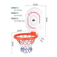 Foldable Portable Large Basketball Hoop for Teens and Kids - Adjustable Height Outdoor Toy
