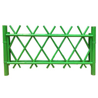 Bamboo-Look Stainless Steel Garden Fence for Yard and Vegetable Patch