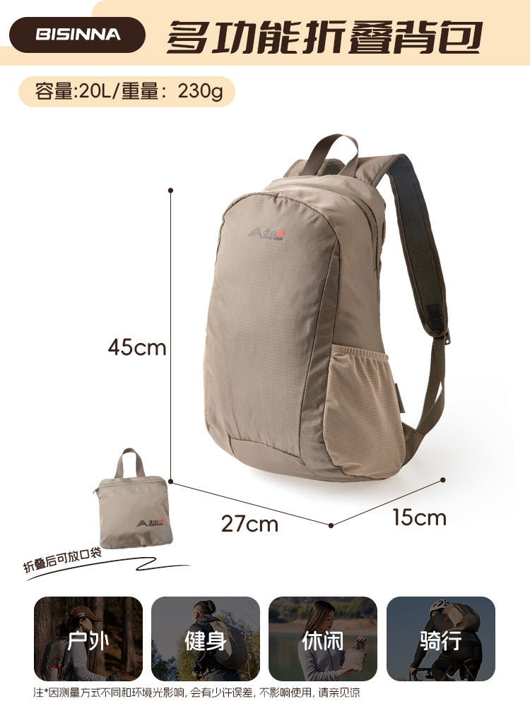 Lightweight Foldable Outdoor Hiking Backpack for Travel Camping Trekking
