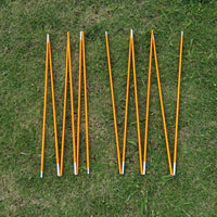 Tent Pole Replacement Kit for Outdoor Camping, Single/Double/3-4 Person Aluminum Alloy Support Rods