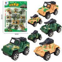 Mini Police Car Set Model Toy Cars Pocket Toy Set Small Car Gift Wholesale