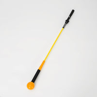 Golf Swing Trainer Stick for Rhythm and Plane Correction, Indoor Silent Practice Aid for Beginners