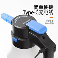 1.5L Electric/Manual Car Wash Foam Sprayer with Pressure Nozzle for Vehicle Cleaning and Gardening
