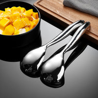 304 Stainless Steel Ice Cream Scoop Shaved Ice Spoon Long Handle Shaved Ice Shovel