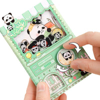 Creative Gashapon Machine Pocket Notebook for Girls, Fun Stationery with Decompression Features