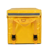 62L Foldable Insulated Cooler Bag with PVC Lining for Food Delivery