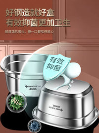 316 Stainless Steel Food Grade Mini Fresh-keeping Box for Home Kitchen Refrigerator Sealed Storage Container Lunch Box