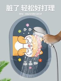 Absorbent Non-Slip Bathroom Entrance Mat