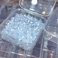 Transparent Plastic Storage Box and Bottles for Perler Beads and Craft Supplies