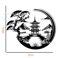 Metal Iron Art Wall Decor Silhouette for Bedroom Living Room