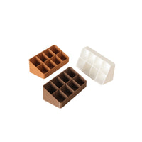 Dollhouse Miniature Multi-Grid Storage Box Desktop Display Shelf Model Supermarket Rack Prop for OB1 Dolls