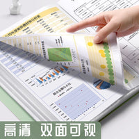 A4 Document Organizer Folder with Clear Pockets for Students and Office