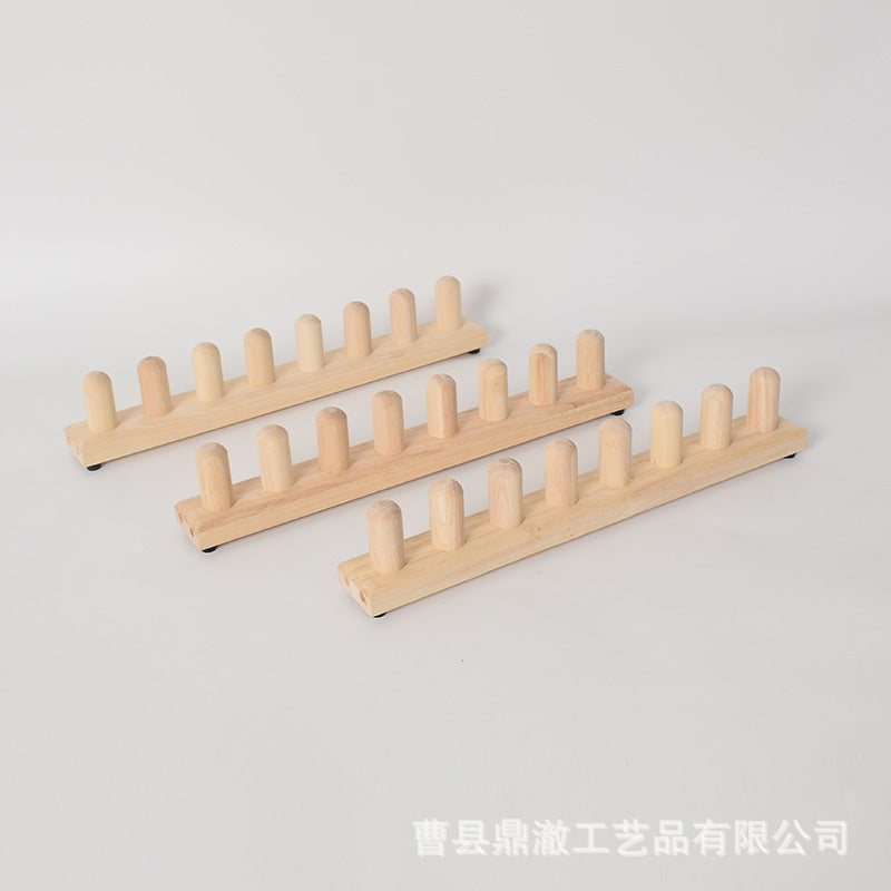 Wooden Weaving Loom for Scarves and Blankets, DIY Handcraft Knitting Frame