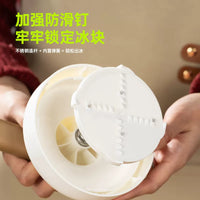 Manual Ice Shaver Machine Portable Hand Crank Ice Crusher for Home Use