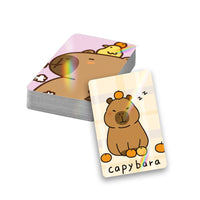 Capybara Double-Sided Laser Flash Cards - 30 LOMO Collectible Anime Postcards