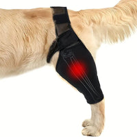 Dog Leg Brace for Injury Recovery, Pet Front/Hind Leg Support Sleeve, Canine Knee Protector
