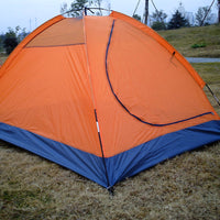 2-3 Person Double Layer Pop-Up Tent for Camping, Beach, and Outdoor Recreation