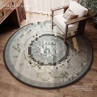 Chinese Style Diatomaceous Earth Soft Mat Round Living Room Coffee Table Study Chair Mat