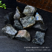 Natural Labradorite Crystal Rough Stones for Aromatherapy and Home Decor