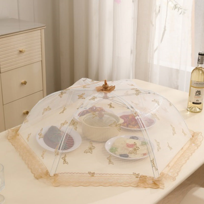 Foldable Mesh Food Cover Tent for Dining Table - Insect Protection