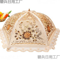 Food Cover Tent for Dining Table, Anti-Fly Dustproof Mesh Food Protector, Foldable and Reusable