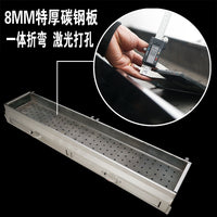 Heavy-Duty Stainless Steel Charcoal BBQ Grill for Commercial Outdoor Use