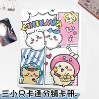 A5 3-Inch Mini Photo Card Album with Hardcover and Loose-Leaf Pages