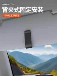 Car Visor Sunglasses Holder Clip with Ticket Card Organizer