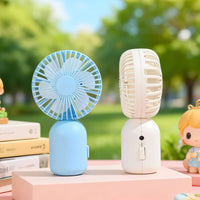 Portable USB Rechargeable Handheld Mini Fan for Desk and Travel