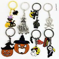 Halloween Cartoon Skull Pumpkin Ghost Keychain Bag Charm