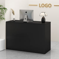 Reception Desk Cashier Counter for Retail Store, Beauty Salon, Small Bar, Simple Design