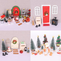 Dollhouse Christmas Decoration Miniature Accessories for DIY Scenes