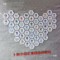 Hexagonal Resin Photo Frame Modern Minimalist Geometric Wall Decor