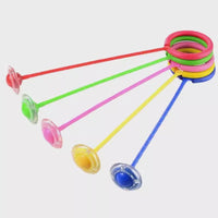 Flashing Skip Ball for Kids and Adults, Single-Foot Jump Rope Fitness Toy with LED Lights