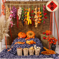 Artificial Vegetable String Decor for Kindergarten Autumn Harvest Theme