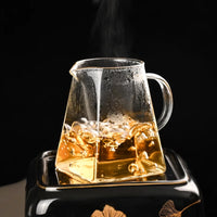 Heat-Resistant Borosilicate Glass Gongdao Bei Tea Pitcher with Filter