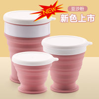 Collapsible Silicone Bowl and Cup Set for Travel and Outdoor Use